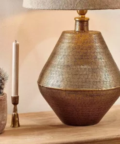 Nkuku Nalgonda Lamp - Antique Brass - Large 9 Nkuku Nalgonda Lamp - Antique Brass - Large