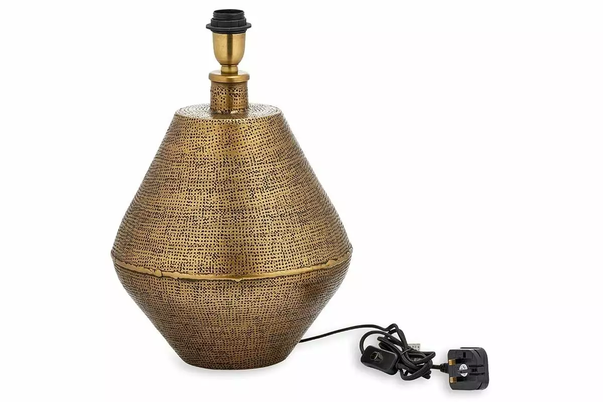 Nkuku Nalgonda Lamp - Antique Brass - Large 7 Nkuku Nalgonda Lamp - Antique Brass - Large