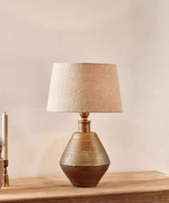 Nkuku Nalgonda Lamp - Antique Brass - Small New Arrivals