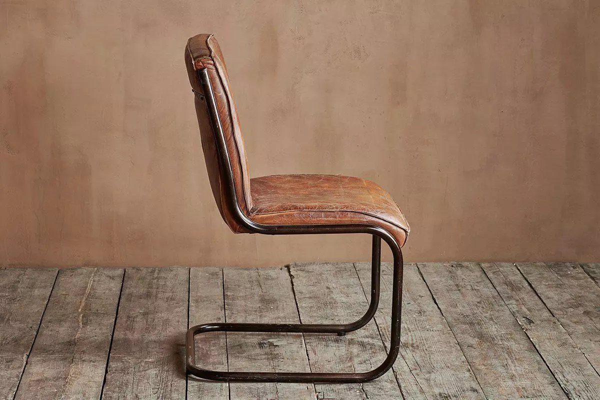 Nkuku Narwana Leather Desk Chair Home Office 4 Nkuku Narwana Leather Desk Chair Home Office