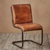 Nkuku Narwana Leather Desk Chair Home Office 1 Nkuku Narwana Leather Desk Chair Home Office