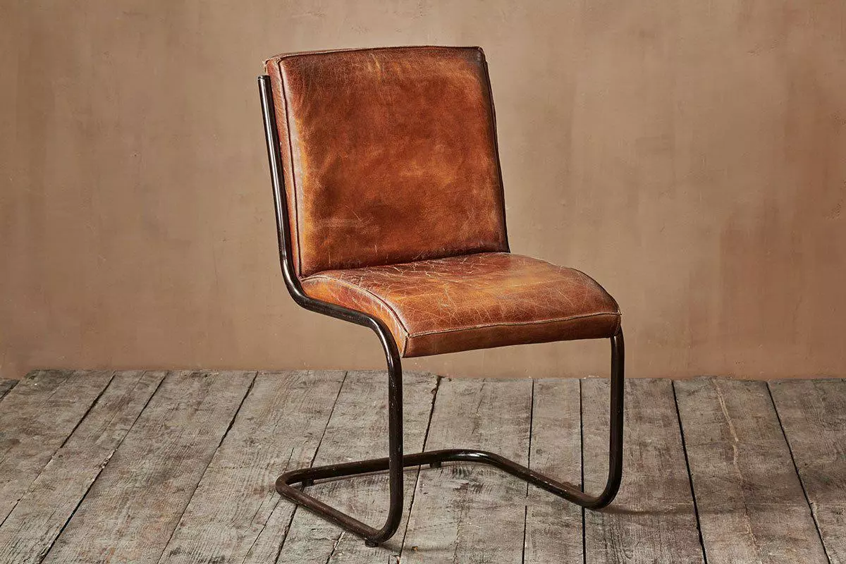 Nkuku Narwana Leather Desk Chair Home Office 3 Nkuku Narwana Leather Desk Chair Home Office