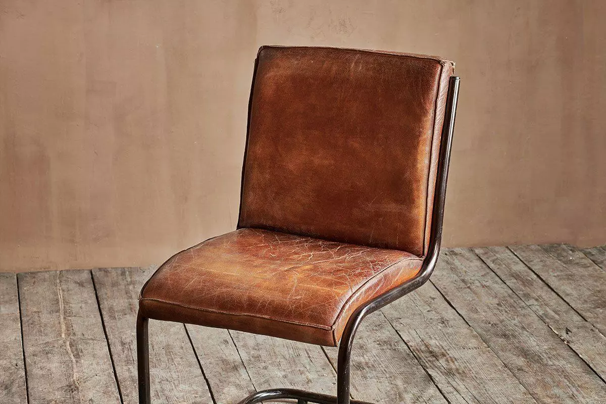 Nkuku Narwana Leather Desk Chair Home Office 6 Nkuku Narwana Leather Desk Chair Home Office