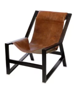 Nkuku Narwana Plain Leather Lounger