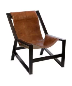 Nkuku Narwana Plain Leather Lounger