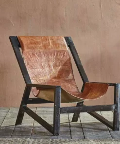 Nkuku Narwana Plain Leather Lounger