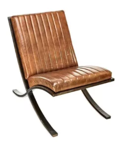 Nkuku Narwana Ribbed Leather Lounger 10 Nkuku Narwana Ribbed Leather Lounger