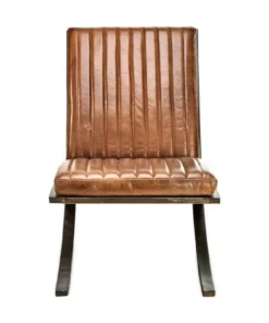Nkuku Narwana Ribbed Leather Lounger 11 Nkuku Narwana Ribbed Leather Lounger