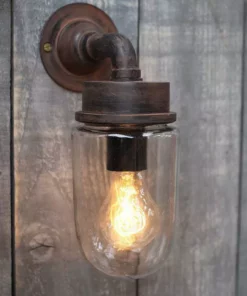 Nkuku Ngari Outdoor Light - Rust Outdoor Lighting