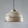 Nkuku Nika Mango Wood Pendant - Large Kitchen & Dining Room