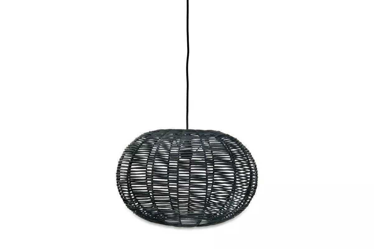 Nkuku Noko Black Wicker Pendant - Small Round Kitchen & Dining Room 5 Nkuku Noko Black Wicker Pendant - Small Round Kitchen & Dining Room