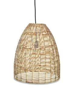 Nkuku Noko Natural Wicker Conical Pendant - Medium 7 Nkuku Noko Natural Wicker Conical Pendant - Medium