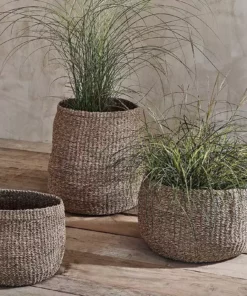 Nkuku Soft Furnishings Noko Seagrass Basket