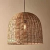 Nkuku Noko Wicker Dome Pendant - Large New Arrivals 2 Nkuku Noko Wicker Dome Pendant - Large New Arrivals