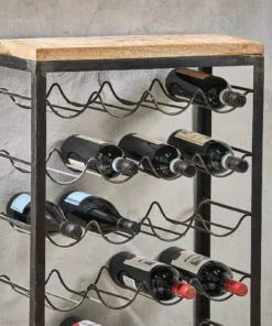 Nkuku Storage & Shelving Obra Industrial Wine Rack - Large