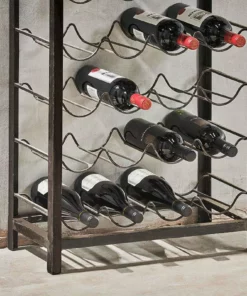 Nkuku Storage & Shelving Obra Industrial Wine Rack - Large