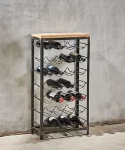 Nkuku Storage & Shelving Obra Industrial Wine Rack - Large
