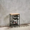 Nkuku Obra Industrial Wine Rack - Small Storage & Shelving