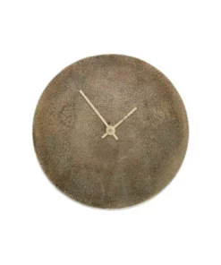 Nkuku Okota Standing Clock - Antique Brass