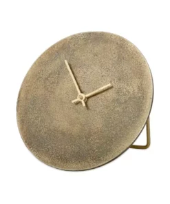 Nkuku Okota Standing Clock - Antique Brass