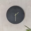 Nkuku Okota Wall Hung Clock - Black Home Accessories
