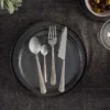 Nkuku Osko Cutlery Set - Brushed Silver (Set Of 16)