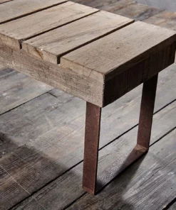 Nkuku Oso Wooden Bench - 220cm Garden Furniture 14 Nkuku Oso Wooden Bench - 220cm Garden Furniture