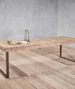 Nkuku Oso Wooden Dining Table - 220cm Kitchen & Dining Room