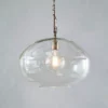 Nkuku Otoro Glass Pendant - Large Round