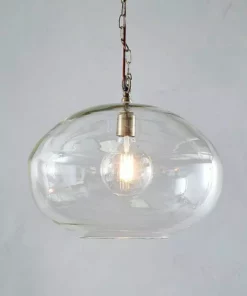 Nkuku Otoro Glass Pendant - Large Round