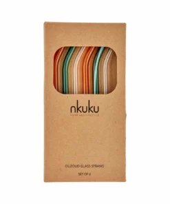 Nkuku Tableware Ouzoud Glass Straws - Amber, Teal & Clear (Set Of 6) 9 Nkuku Tableware Ouzoud Glass Straws - Amber, Teal & Clear (Set Of 6)