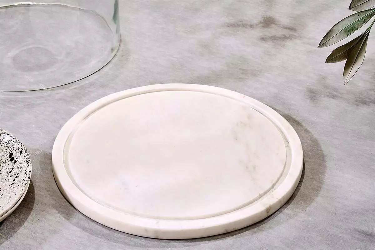 Nkuku Ovah Marble Cake Dome - White New Arrivals 6 Nkuku Ovah Marble Cake Dome - White New Arrivals