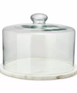Nkuku Ovah Marble Cake Dome - White New Arrivals 11 Nkuku Ovah Marble Cake Dome - White New Arrivals
