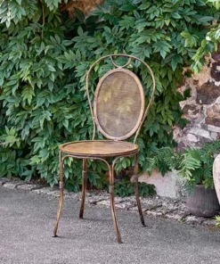 Nkuku New Arrivals Parwaha Iron Bistro Chair