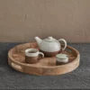 Nkuku Pawi Mango Wood Tray Round Serveware 1 Nkuku Pawi Mango Wood Tray Round Serveware