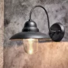 Nkuku Phena Outdoor Swan Neck Metal Wall Lamp New Arrivals 1 Nkuku Phena Outdoor Swan Neck Metal Wall Lamp New Arrivals