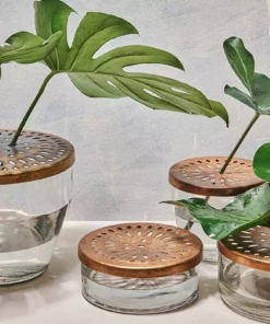 Nkuku Ramla Vase With Lid - Tapered Home Accessories