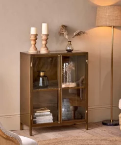 Nkuku Ranchi Iron Cabinet Living Room