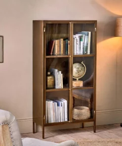 Nkuku Ranchi Iron Tall Cabinet