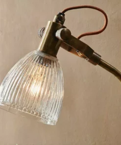 Nkuku Rarni Table Lamp - Antique Brass