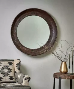 Nkuku Home Accessories Reclaimed Iron Tray Mirror