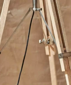 Nkuku Living Room Ronga Tripod Floor Lamp