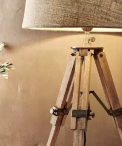 Nkuku Living Room Ronga Tripod Table Lamp