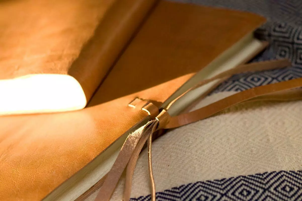 Nkuku Rustic Leather Photo Album 5 Nkuku Rustic Leather Photo Album