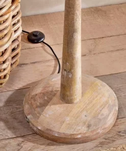 Nkuku Sahar Mango Wood Floor Lamp New Arrivals