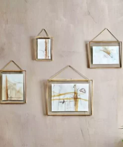 Nkuku Sambas Kiko Brass Frame - Landscape