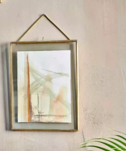 Nkuku Sambas Kiko Brass Frame - Portrait Home Accessories