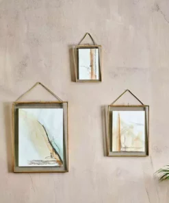 Nkuku Sambas Kiko Brass Frame - Portrait Home Accessories