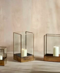 Nkuku Sampara Storm Lantern - Small Home Accessories