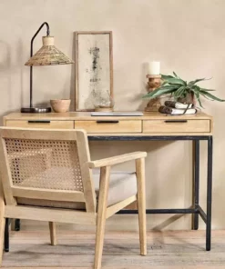 Nkuku New Arrivals Settur Mango Wood Desk